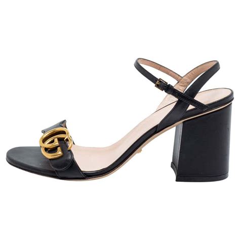 used gucci gg marmont|gucci marmont gg ankle strap.